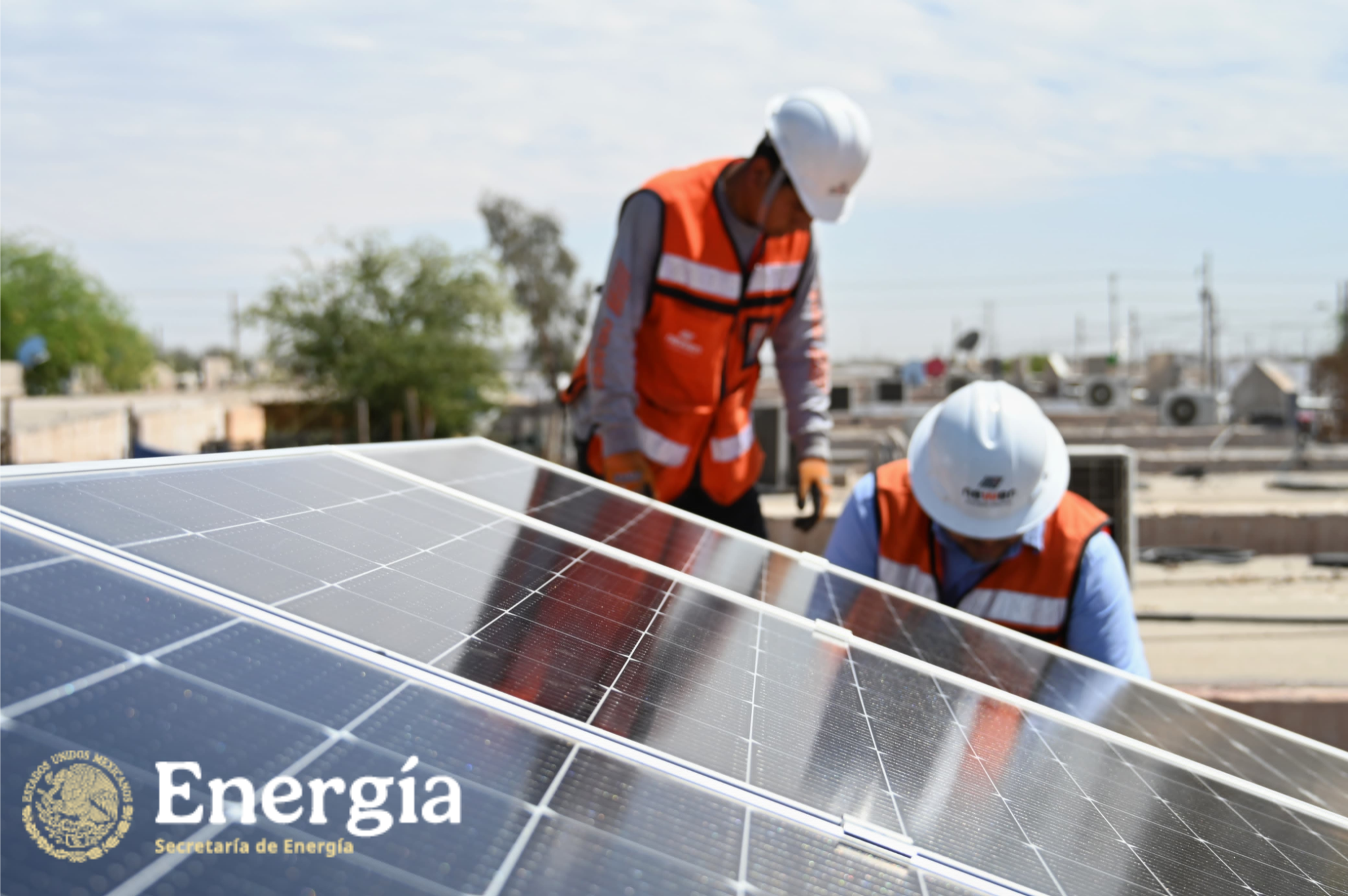 Instalación fotovoltaica del programa Techos Solares para el Bienestar