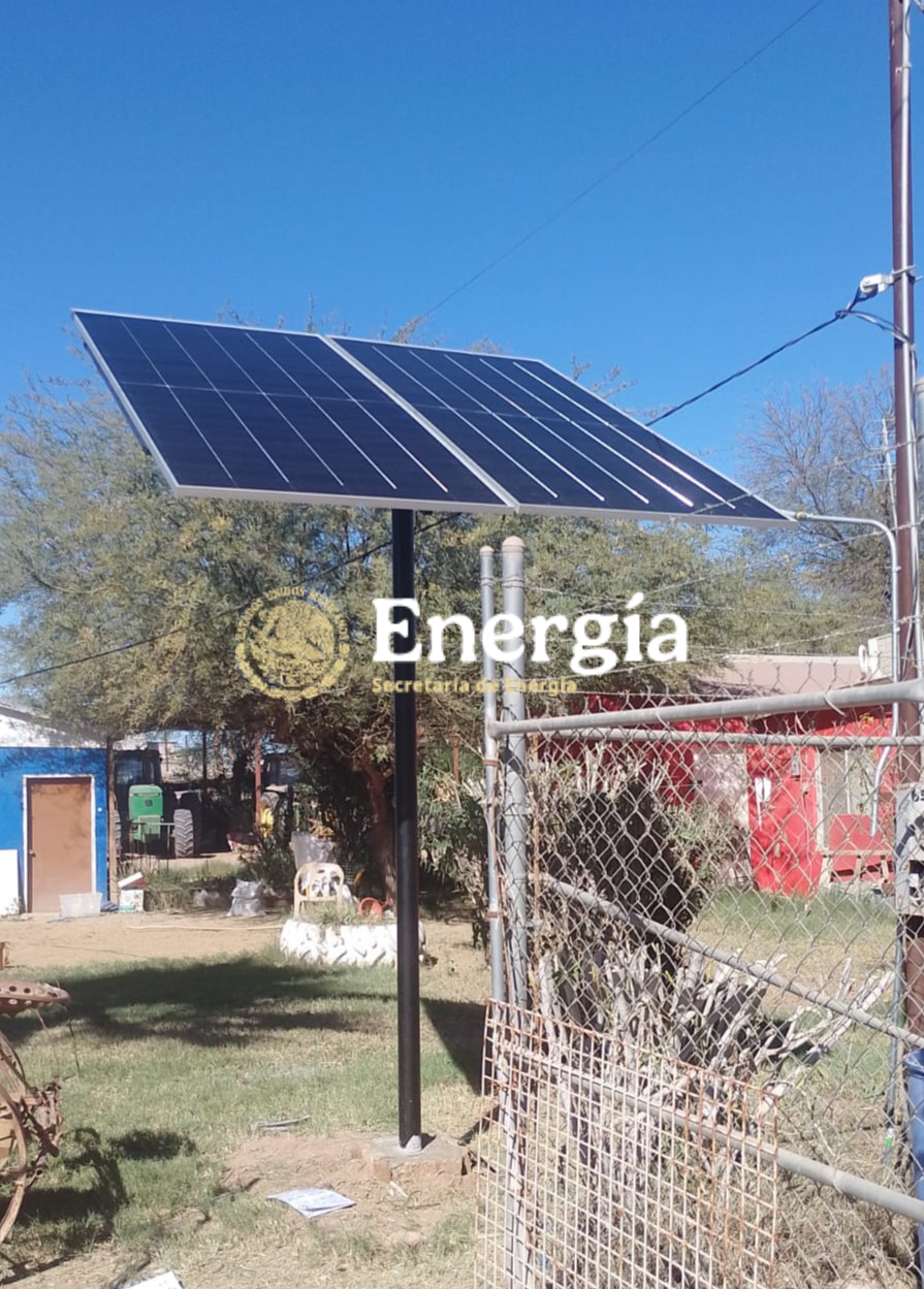 Instalación fotovoltaica del programa Techos Solares para el Bienestar